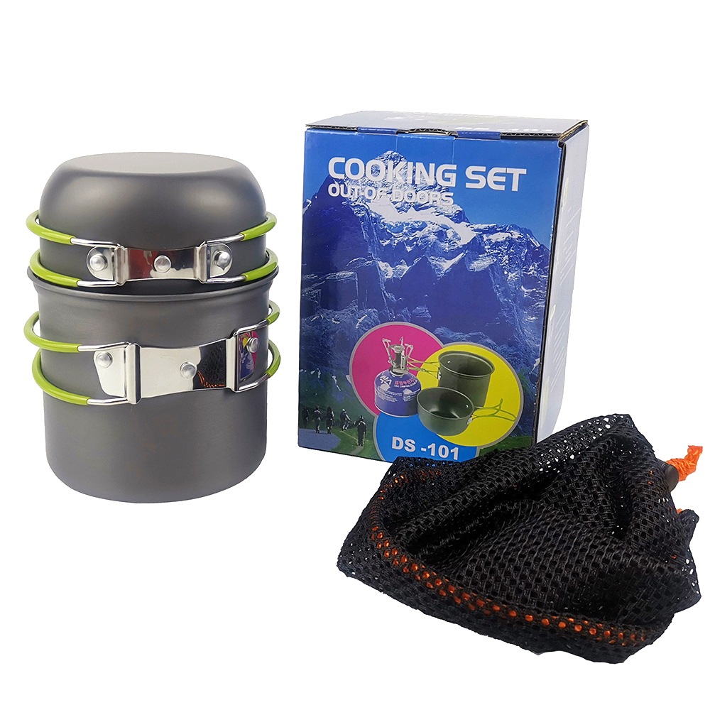 Two-person camping tableware pot set